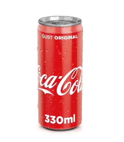 Coca-Cola 330ml, bautura carbogazoasa delicioasa si racoritoare, creata pentru prima data in anul 1886, cu un gust unic. Fericirea, intr-o sticla!  Creata pentru a o imparti cu cei dragi.